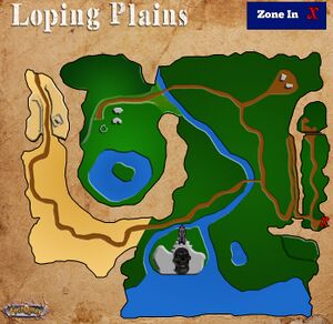 Loping Plains zone map